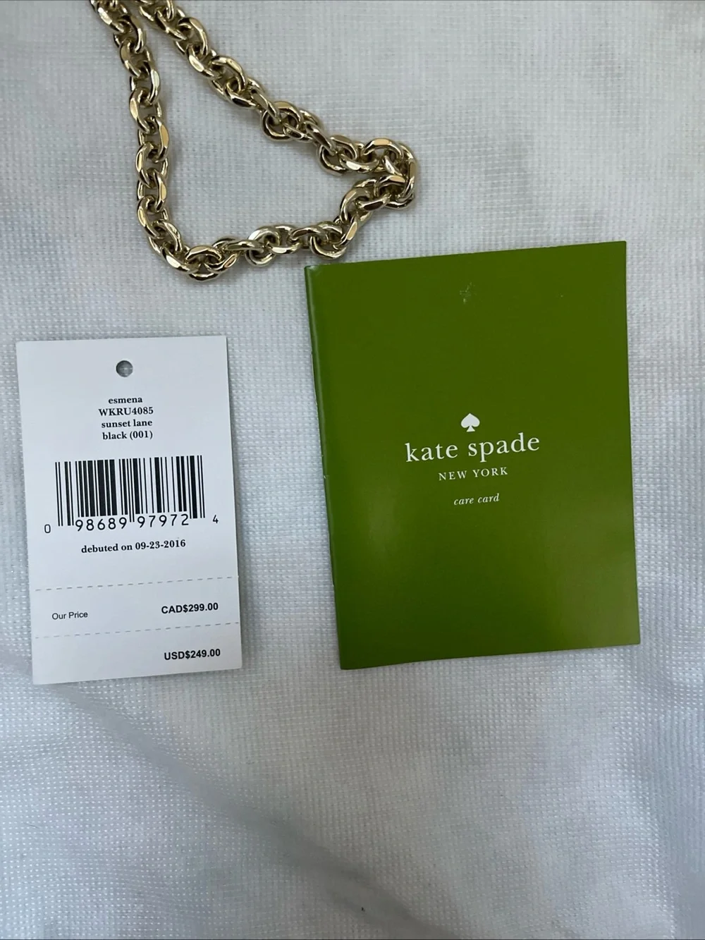 Kate Spade Sunset Lane Eden Glitter Crossbody Bag ✨ Black EUC